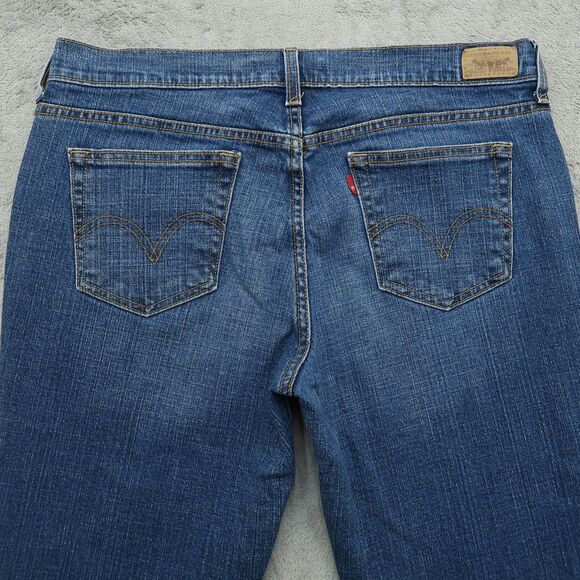 Levi's 515 Jeans Women's Size 12S Blue Mid-Rise Bootcut Denim Pants 28.5" Inseam - Picture 10 of 15